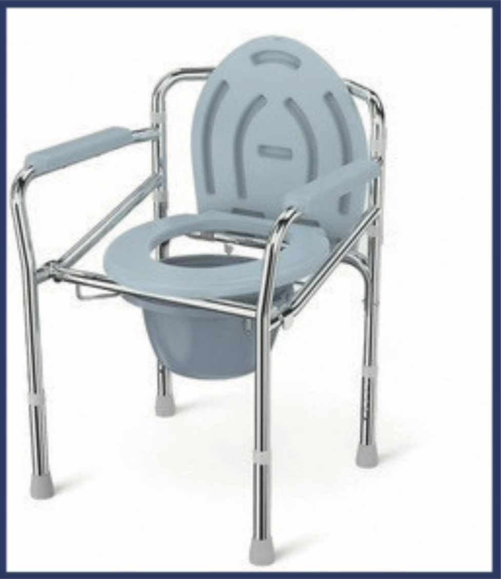 Commode Chair Height Adjustable — Scanda Enterprises, medical supplies Moosapet Hyderabad